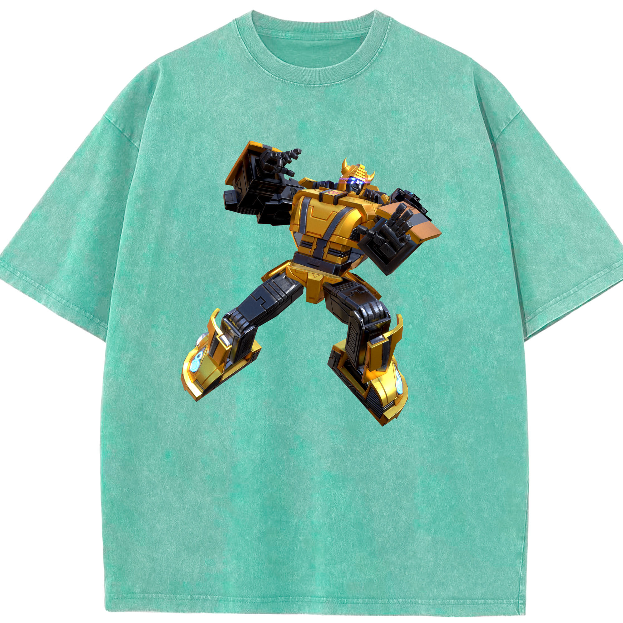 （画像用）  綿100% ヴィンテージ風 半袖Tシャツ（フロントプリント）